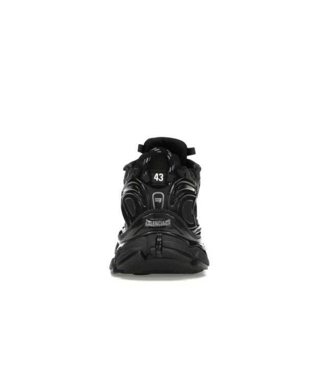 Balenciaga Runner Chunky Sneakers – Tonal Black with Contrast Branding