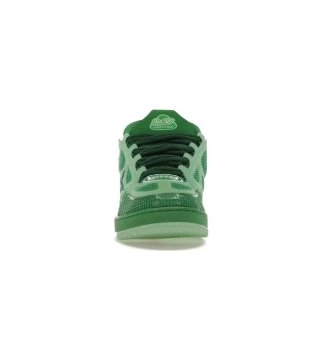 Louis Vuitton Low-Top Sneakers – Green & Mint with Floral Detail