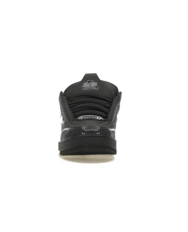 Louis Vuitton Low-Top Sneakers – Black with Tonal Floral Detail