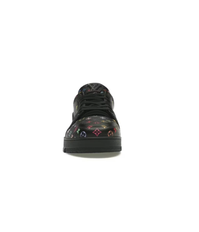 Louis Vuitton Low-Top Sneakers – Black with Multicolor Monogram