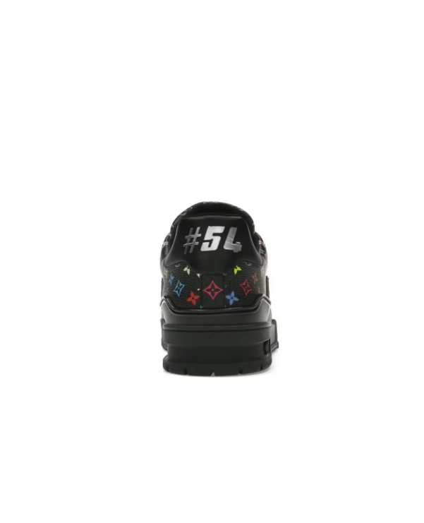 Louis Vuitton Low-Top Sneakers – Black with Multicolor Monogram