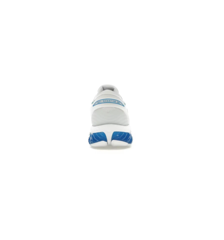 ASICS Low-Top Sneakers – White & Mint with Blue Sole Accents