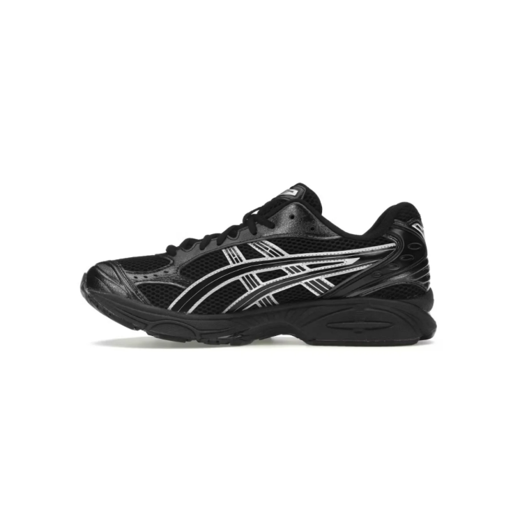 ASICS Retro Mesh Sneakers – Black with Silver Details