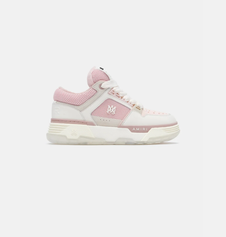 AMIRI Chunky Low-Top Sneakers – White, Pink & Cream