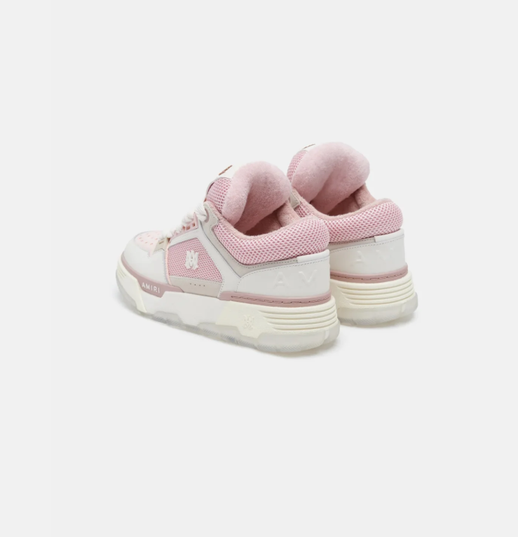 AMIRI Chunky Low-Top Sneakers – White, Pink & Cream