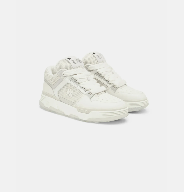 AMIRI Chunky Low-Top Sneakers – Tonal Ivory & Cream