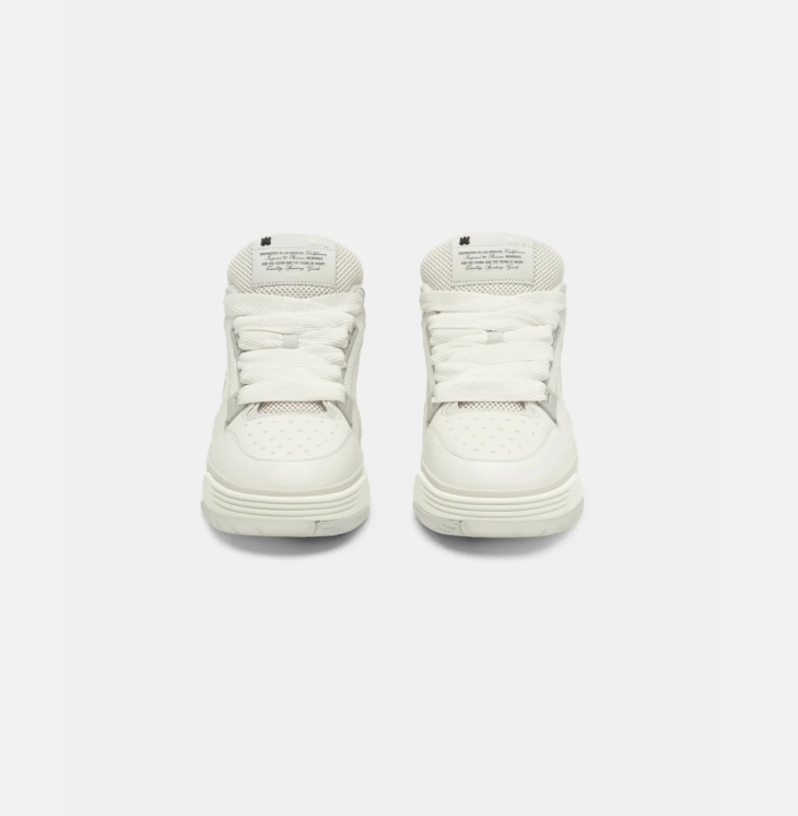AMIRI Chunky Low-Top Sneakers – Tonal Ivory & Cream